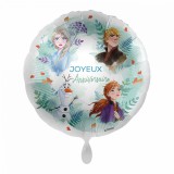 KORREKT WEB Disney Jégvarázs Squad Joyeux Anniversaire fólia lufi 43 cm