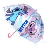KORREKT WEB Disney Lilo és Stitch, A csillagkutya Angel gyerek átlátszó esernyő Ø71 cm