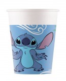 KORREKT WEB Disney Lilo és Stitch, A csillagkutya Angel papír pohár 8 db-os 200 ml FSC