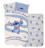 KORREKT WEB Disney Lilo és Stitch, A csillagkutya Kindness gyerek, ovis ágyneműhuzat 100×135 cm, 40×60 cm