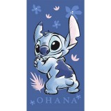 KORREKT WEB Disney Lilo és Stitch, A csillagkutya Ohana fürdőlepedő, strand törölköző 70x140cm (Fast Dry)