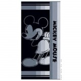 KORREKT WEB Disney Mickey Black fürdőlepedő, strand törölköző 70x140cm (Fast Dry)