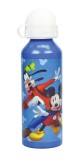 KORREKT WEB Disney Mickey Blue alumínium kulacs ivókupakkal 520 ml
