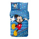 KORREKT WEB Disney Mickey Fun Adventure ágyneműhuzat 140×200cm, 65x65 cm