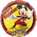 KORREKT WEB Disney Mickey Fun Zenélő Fólia lufi 71 cm