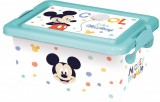 KORREKT WEB Disney Mickey műanyag tároló doboz 3,7 L