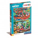 KORREKT WEB Disney Mickey Orchestra 2x60 db-os puzzle Clementoni