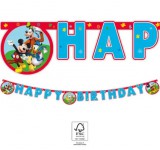 KORREKT WEB Disney Mickey Rock the House Happy Birthday felirat FSC 2 m