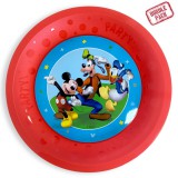 KORREKT WEB Disney Mickey Rock the House micro prémium műanyag lapostányér 4 db-os szett 21 cm