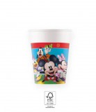 KORREKT WEB Disney Mickey Rock the House papír pohár 8 db-os 200 ml FSC