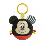 KORREKT WEB Disney Mickey Round plüss labdafigura, baba csörgő Clementoni