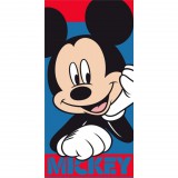 KORREKT WEB Disney Mickey Smile fürdőlepedő, strand törölköző 70x140cm (Fast Dry)