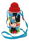 KORREKT WEB Disney Mickey Sun műanyag kulacs akasztóval 500 ml