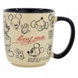 KORREKT WEB Disney Mickey Vintage porcelán bögre 415 ml (14 oz) Díszdobozban