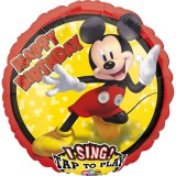 KORREKT WEB Disney Mickey Zenélő Fólia lufi 71 cm