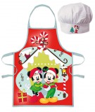 KORREKT WEB Disney Minnie and Mickey Karácsonyi gyerek kötény 2 darabos szett