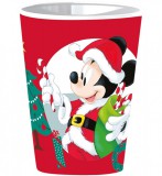 KORREKT WEB Disney Minnie and Mickey Karácsonyi pohár, műanyag 260 ml