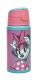 KORREKT WEB Disney Minnie Draft alumínium szívószálas kulacs akasztóval 500 ml
