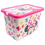 KORREKT WEB Disney Minnie Edgy Bows műanyag tároló doboz 7 L