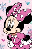 KORREKT WEB Disney Minnie Flowers mikroflanel takaró 100x150cm