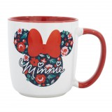 KORREKT WEB Disney Minnie Flowers porcelán bögre 415 ml (14 oz) Díszdobozban