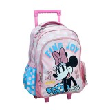 KORREKT WEB Disney Minnie Joy gurulós iskolatáska, táska 46 cm