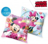 KORREKT WEB Disney Minnie LED világító párna, díszpárna 40x40 cm