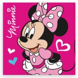 KORREKT WEB Disney Minnie Love kéztörlő, arctörlő, törölköző 30x30cm