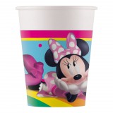 KORREKT WEB Disney Minnie Makes Me Smile papír pohár 8 db-os 200 ml FSC
