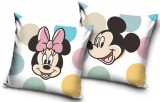 KORREKT WEB Disney Minnie, Mickey párnahuzat 40x40 cm Velúr