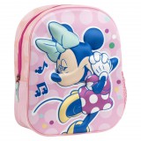 KORREKT WEB Disney Minnie Music 3D hátizsák, táska 31 cm