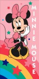 KORREKT WEB Disney Minnie Rainbow Star fürdőlepedő, strand törölköző 70x140 cm