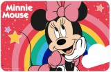 KORREKT WEB Disney Minnie Rainbow tányéralátét 43x28 cm