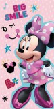 KORREKT WEB Disney Minnie Smile fürdőlepedő, strand törölköző 70x137 cm (Fast Dry)