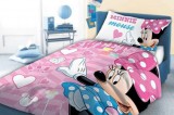 KORREKT WEB Disney Minnie Sweet gyerek, ovis ágyneműhuzat 100×135cm, 40×60 cm