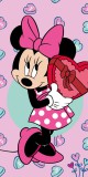 KORREKT WEB Disney Minnie Sweets fürdőlepedő, strand törölköző 70x140cm