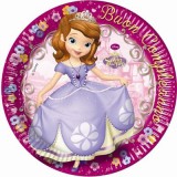 KORREKT WEB Disney Szófia First papírtányér 8 db-os 23 cm