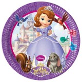 KORREKT WEB Disney Szófia Friends papírtányér 8 db-os 23 cm