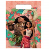 KORREKT WEB Disney Vaiana Sailing Spirit műanyag ajándéktasak, ajándékzacskó 6 db-os
