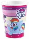 KORREKT WEB Én kicsi pónim Rainbow Sparkle papír pohár 8 db-os 250 ml