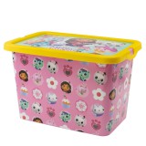 KORREKT WEB Gabi babaháza Wonderland műanyag tároló doboz 7 L