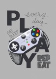 KORREKT WEB Gamer Player polár takaró 100x140cm