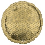 KORREKT WEB Gold, Arany flitter mintás fólia lufi 43 cm