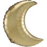 KORREKT WEB Gold, Arany szatén hold fólia lufi 66 cm