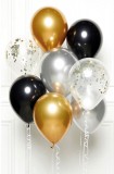 KORREKT WEB Happy Birthday Fashion léggömb, lufi 8 db-os szett 11 inch (27,5cm)