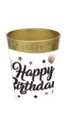 KORREKT WEB Happy Birthday Milestone micro prémium műanyag pohár 250 ml