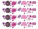 KORREKT WEB Happy Birthday Pink 60 konfetti