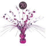 KORREKT WEB Happy Birthday Pink 70 asztaldísz 45,7 cm
