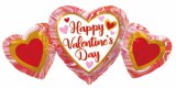KORREKT WEB Happy Valentine&#039;s Day fólia lufi 86 cm