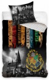 KORREKT WEB Harry Potter Houses Night ágyneműhuzat 140×200cm, 70×90 cm